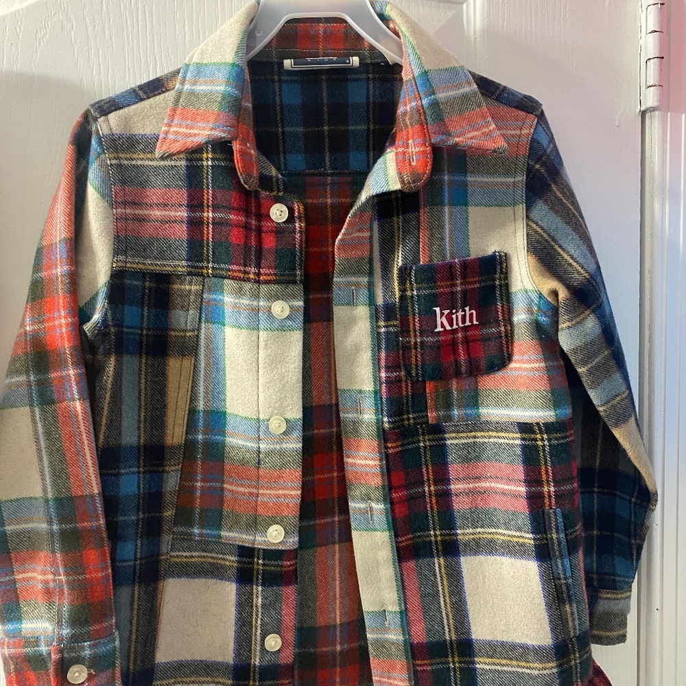 Kith Kids Wool Plaid Shirt